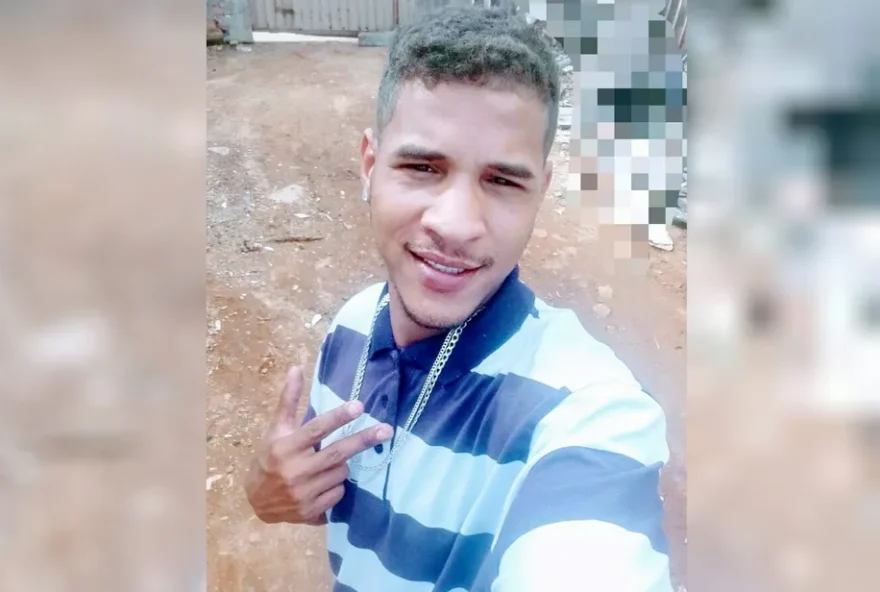 Wellington Oliveira, de 27 anos, morreu no local. (Foto: Reprodução/g1)