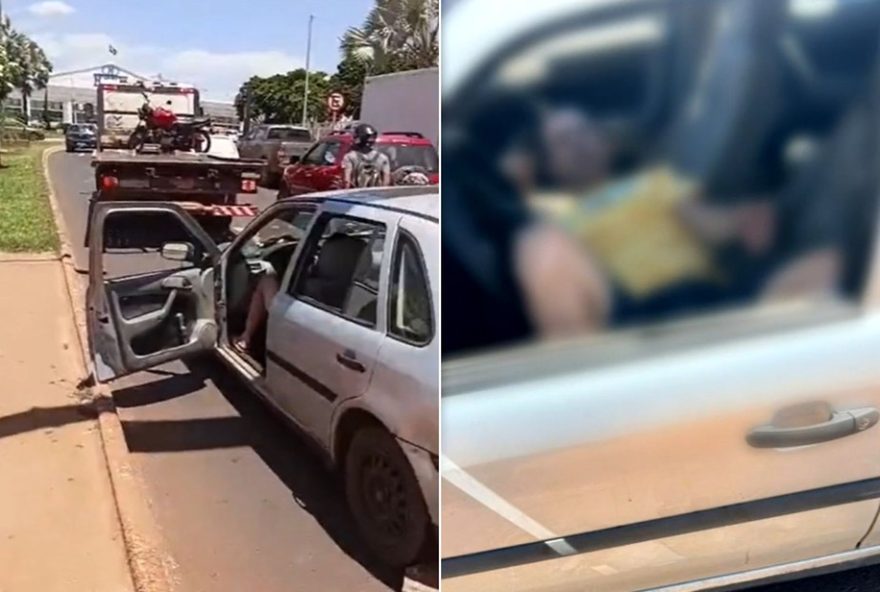 motorista-e-flagrado-dormindo-no-meio-de-avenida-em-rio-verde motorista-e-flagrado-dormindo-no-meio-de-avenida-em-rio-verde