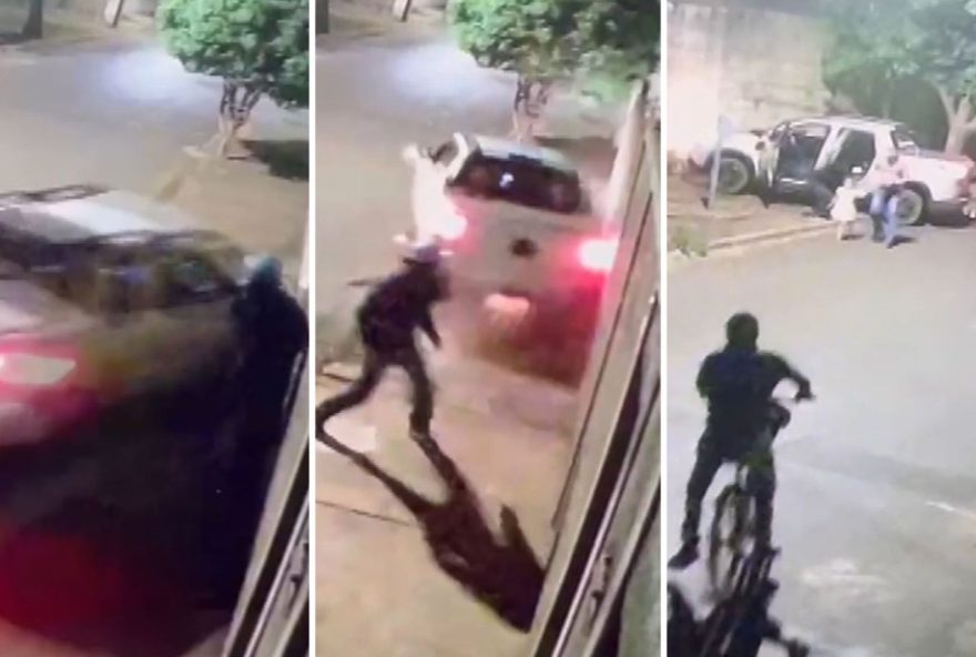 motorista-tenta-atropelar-assaltante-em-sao-paulo2C-mas-acaba-rendido-com-criancas-no-carro3A-video