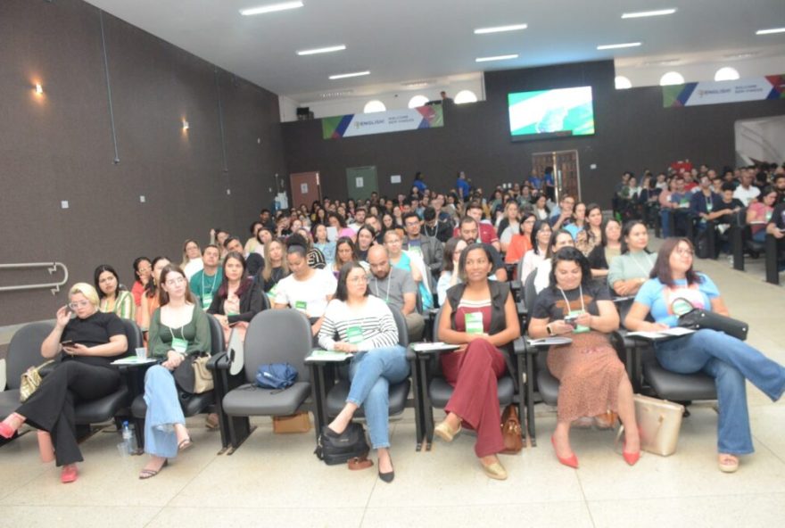 O encontro ‘Aprender para Promover Aprendizagens’ acolheu a segunda turma de 2024 de professores ingressantes na rede pública estadual. (Foto: Reprodução)