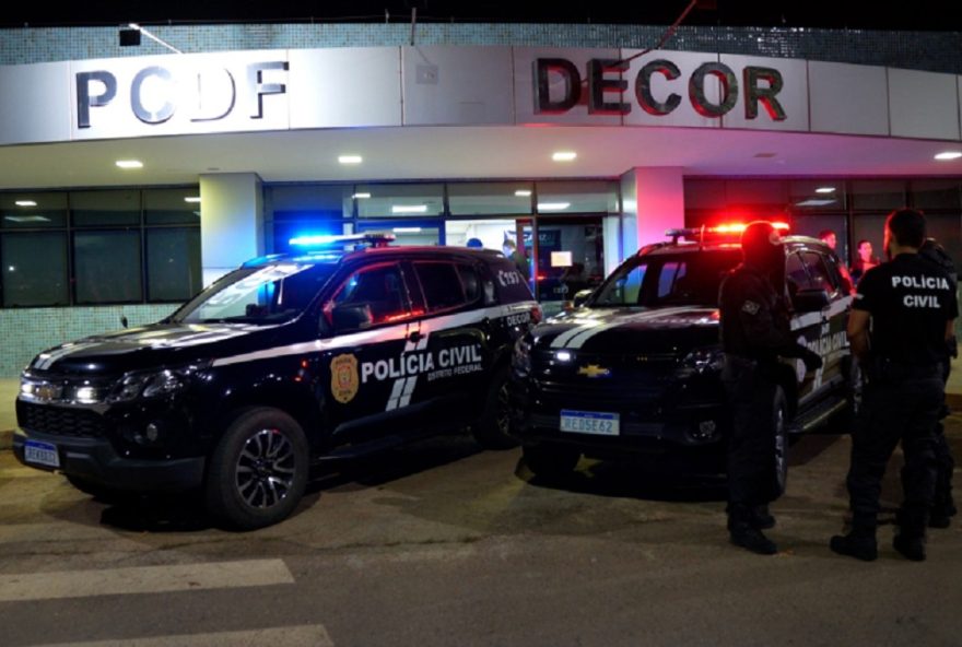 Além de Goiás, a operação envolveu cerca de cem policiais civis e abrangeu o Distrito Federal e os estados do Mato Grosso, Paraná e São Paulo (Foto: Divulgação/PCDF)