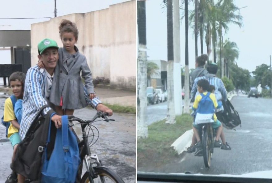 pai-canta-louvor-com-filhos-em-bicicleta-levando-para-escola3A-emociona-moradores-de-caldas-novas