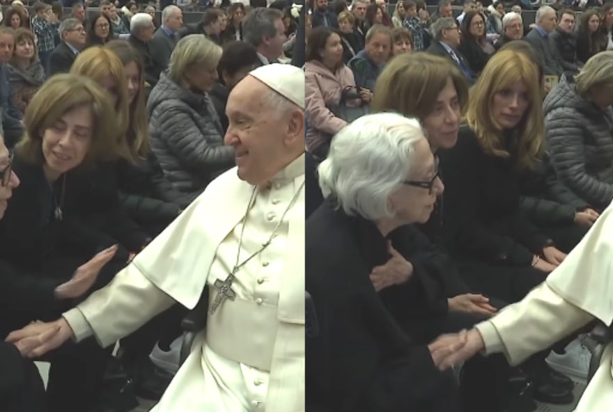 Fernanda Montenegro e Papa Francisco: Um encontro abençoado durante a Audiência Geral (Foto: reprodução/Instagram)