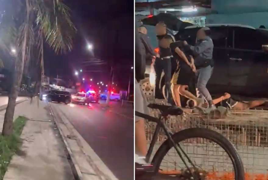 perseguicao-policial-em-guaruja2C-sp3A-adolescente-foge-com-carro-do-pai.-moradores-registram-o-incidente-no-litoral.-menor-apreendido-