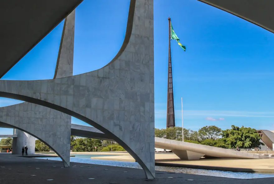 Fachada do Palácio do Planalto em Brasília