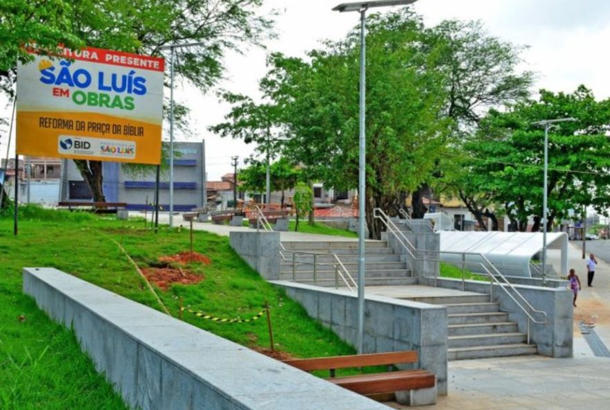 prefeitura-de-sao-luis-deve-concluir-obras-de-acessibilidade-na-praca-da-biblia