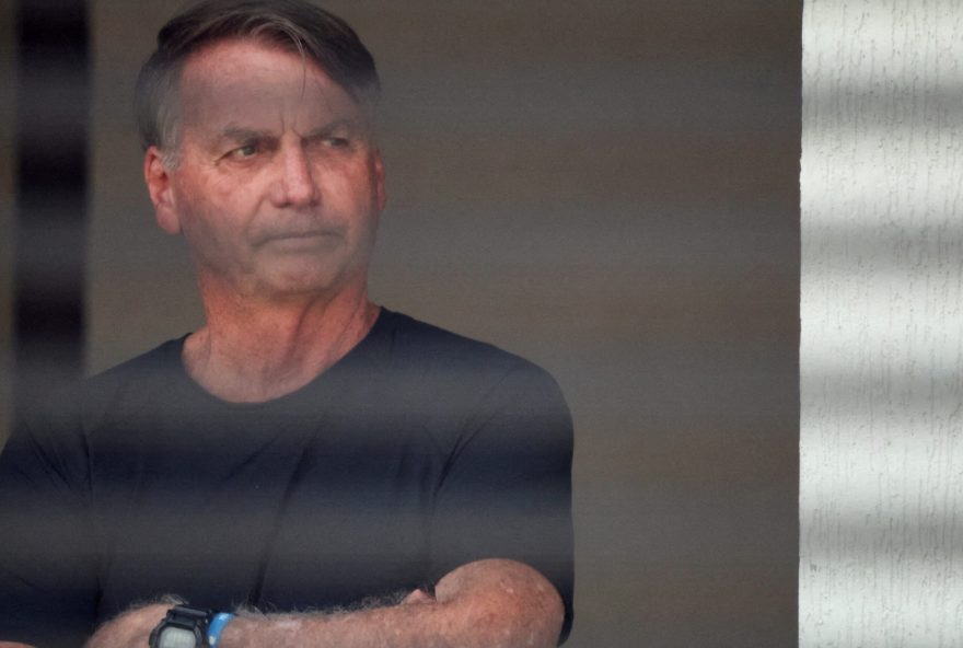 Ex-presidente Jair Bolsonaro 
14/08/2025
REUTERS/Adriano Machado