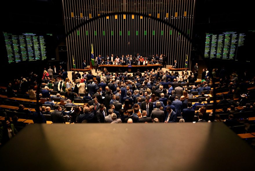 Plenário da Câmara dos Deputados
01/02/2025
REUTERS/Mateus Bonomi