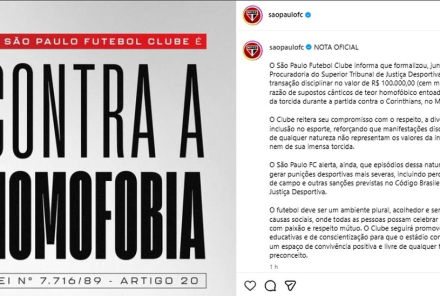 sao-paulo-paga-multa-de-r24-100-mil-por-canticos-homofobicos-no-classico-contra-o-corinthians3A-compromisso-com-a-inclusao-e-respeito sao-paulo-paga-multa-de-r24-100-mil-por-canticos-homofobicos-no-classico-contra-o-corinthians3A-compromisso-com-a-inclusao-e-respeito