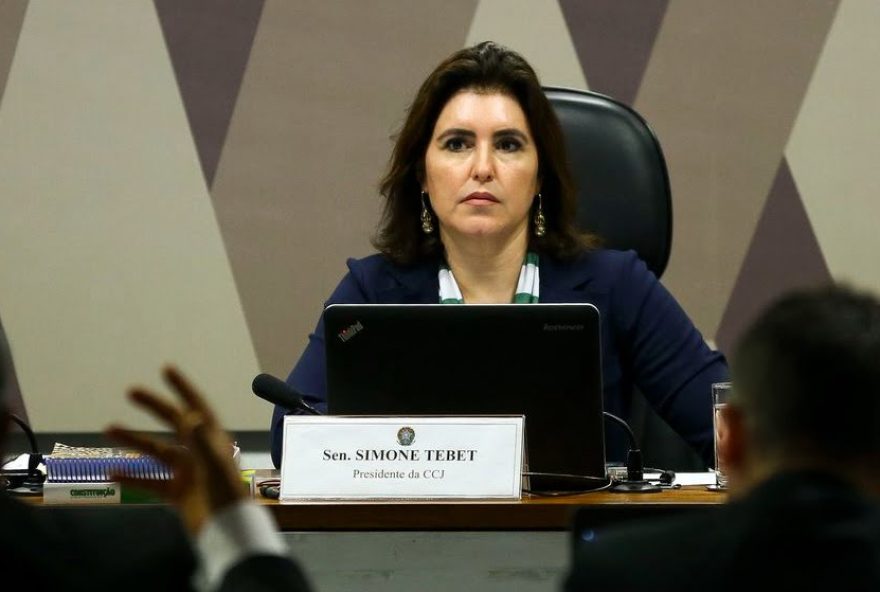 Simone Tebet é a candidata do MDB à presidência da República (Foto: Agência Senado)