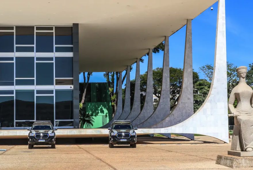 Fachada do Supremo Tribunal Federal, em Brasília