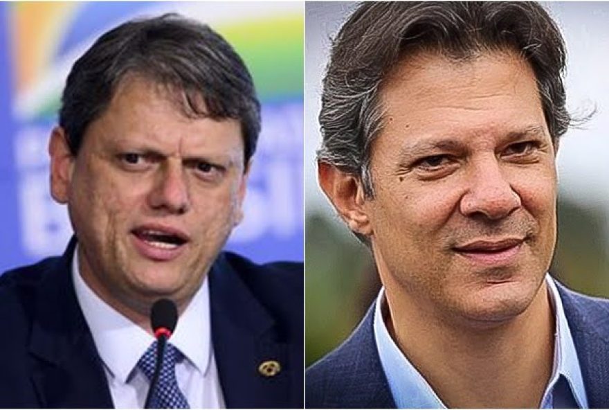 Tarcísio e Haddad vão para 2º turno na disputa pelo governo de São Paulo