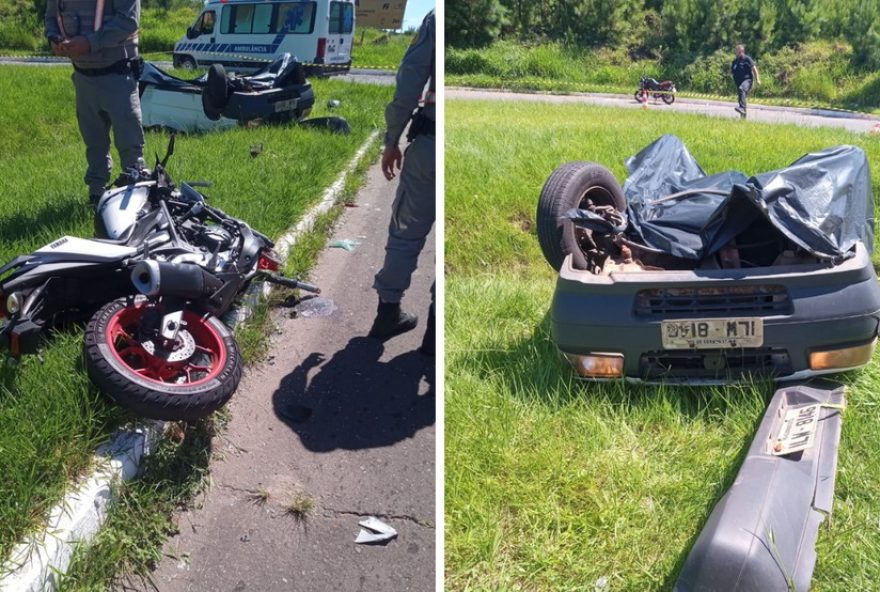 tres-pessoas-morrem-em-acidente-envolvendo-carro-e-moto-na-ers-2393A-prudencia-no-transito-e-fundamental tres-pessoas-morrem-em-acidente-envolvendo-carro-e-moto-na-ers-2393A-prudencia-no-transito-e-fundamental