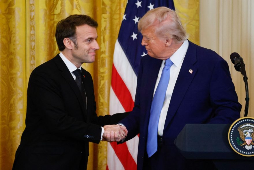 trump-e-macron-discutem-fim-de-guerra-na-ucrania-em-reuniao-na-casa-branca