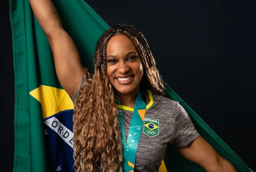 Entre elas estão Rebeca Andrade e Beatriz Ferreira, candidatas ao ouro. (Foto: COB/Reprodução)