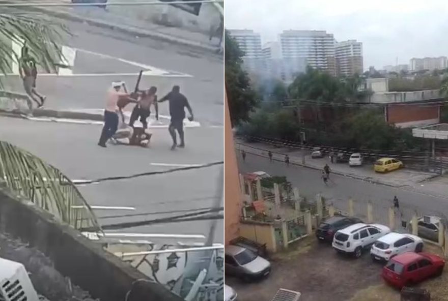 violencia-entre-torcedores-perto-do-estadio-nilton-santos-deixa-tres-feridos-pm-atua-a-cena